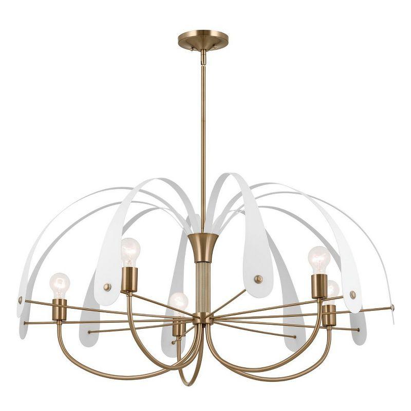 Kichler Lighting Petal 5 - Light Chandelier in  Champagne Bronze