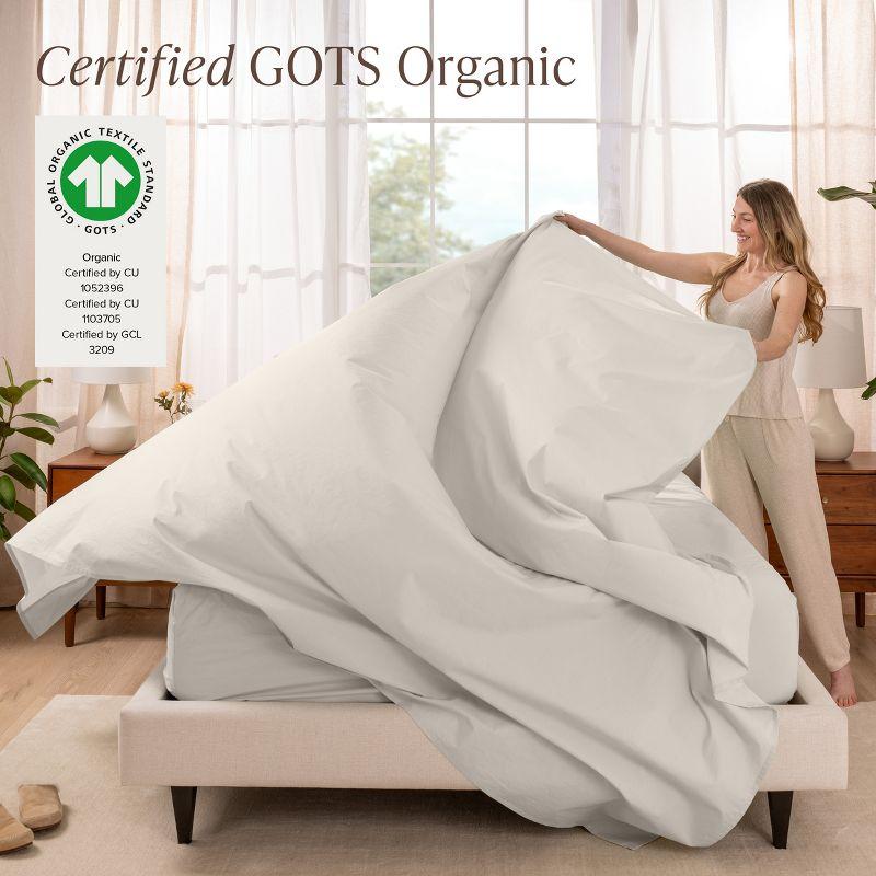 Bare Home 100% Cotton Percale Sheet Set
