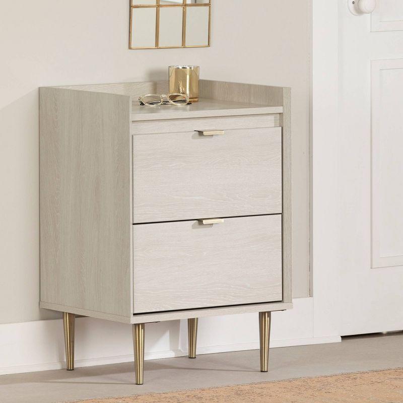 Hype 2 Drawer End Table with Storage