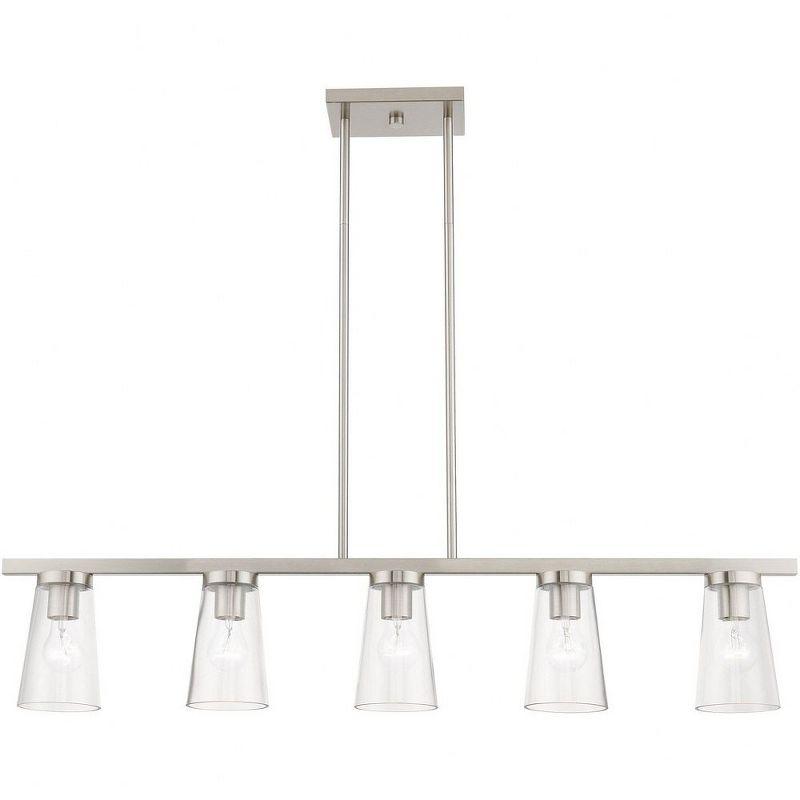 Livex Lighting Cityview 5 - Light Chandelier in  Brushed Nickel