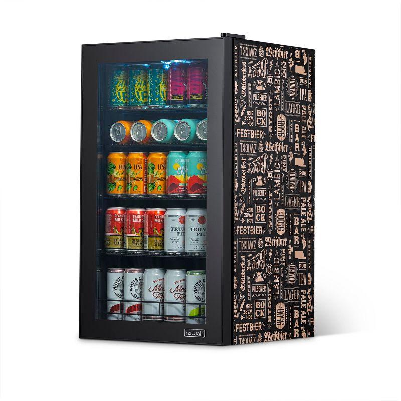 Newair Newair Custom Designed Freestanding 126 Can Beer Fridge with SplitShelf