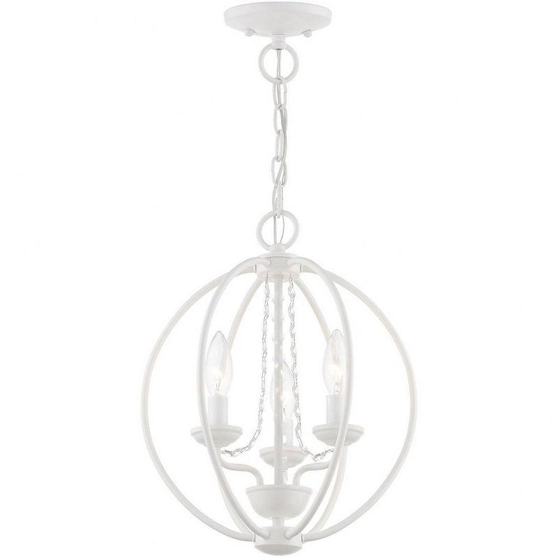 Livex Lighting Arabella 3 - Light Chandelier in  White