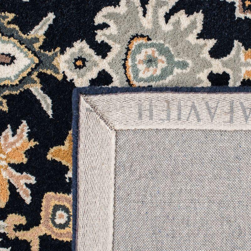 Heritage HG625 Handmade Area Rug - 8'x10' - Navy/Ivory - Safavieh