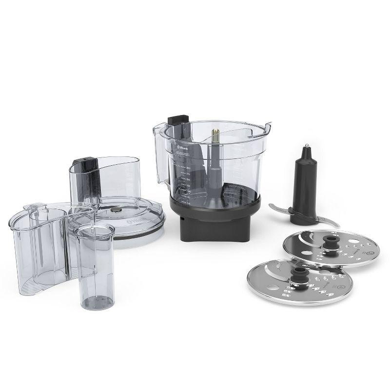 Vitamix Ascent Series 12-Cup Food Processor Attachment Black: BPA-Free, Dishwasher-Safe, Blender Accessory