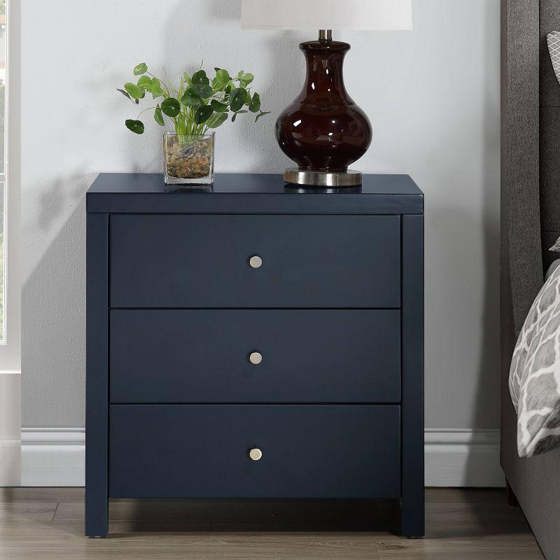 Comfort Pointe Nolan 3 Drawer Nightstand