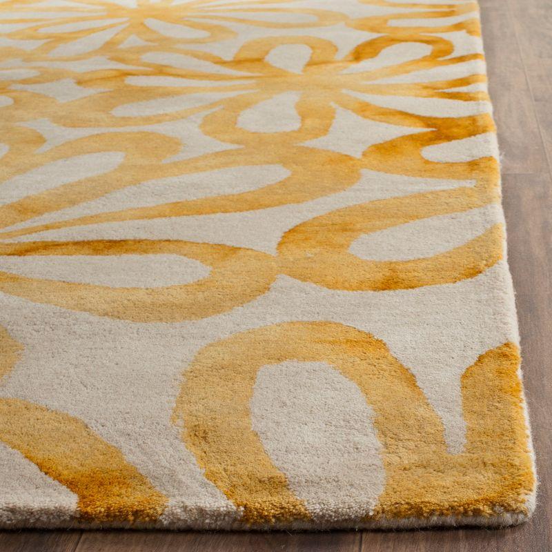 Dip Dye DDY527 Hand Tufted Area Rug - Beige/Gold - 8'x10' - Safavieh.