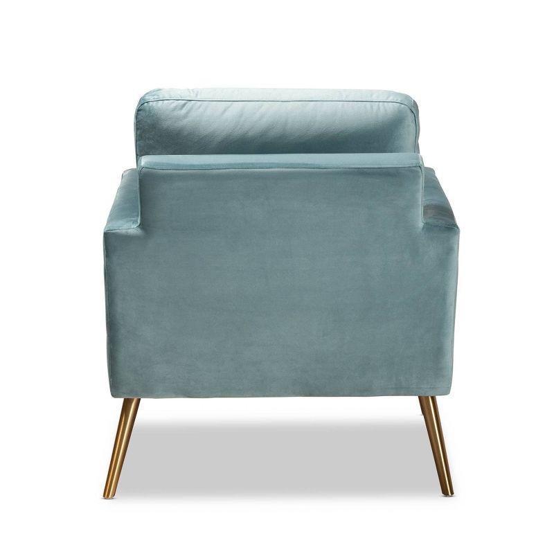 Everly Quinn Arbaaz Velvet Armchair