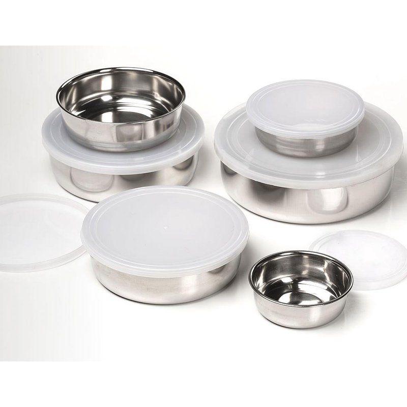 Shetler's 10 Piece Stainless Steel Nesting Bowl Set