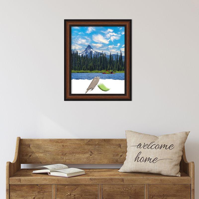Amanti Art Yale Walnut Picture Frame Opening Size 16x20 in.