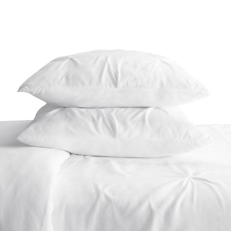 Serta Simply Clean Microfiber 3 Piece Duvet Cover Set
