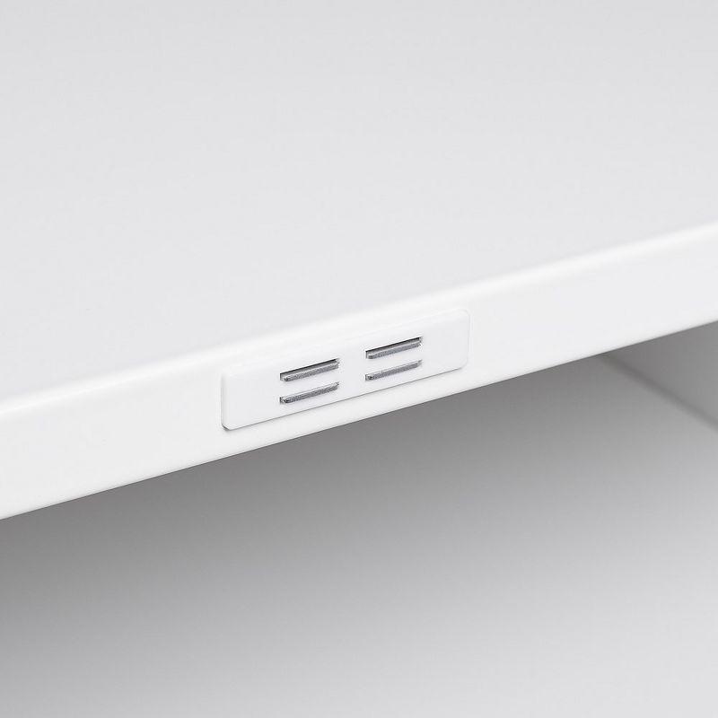 Office furniture Copier Cabinet White 2 door steel copier stand mobile pedestal file Printer Stand