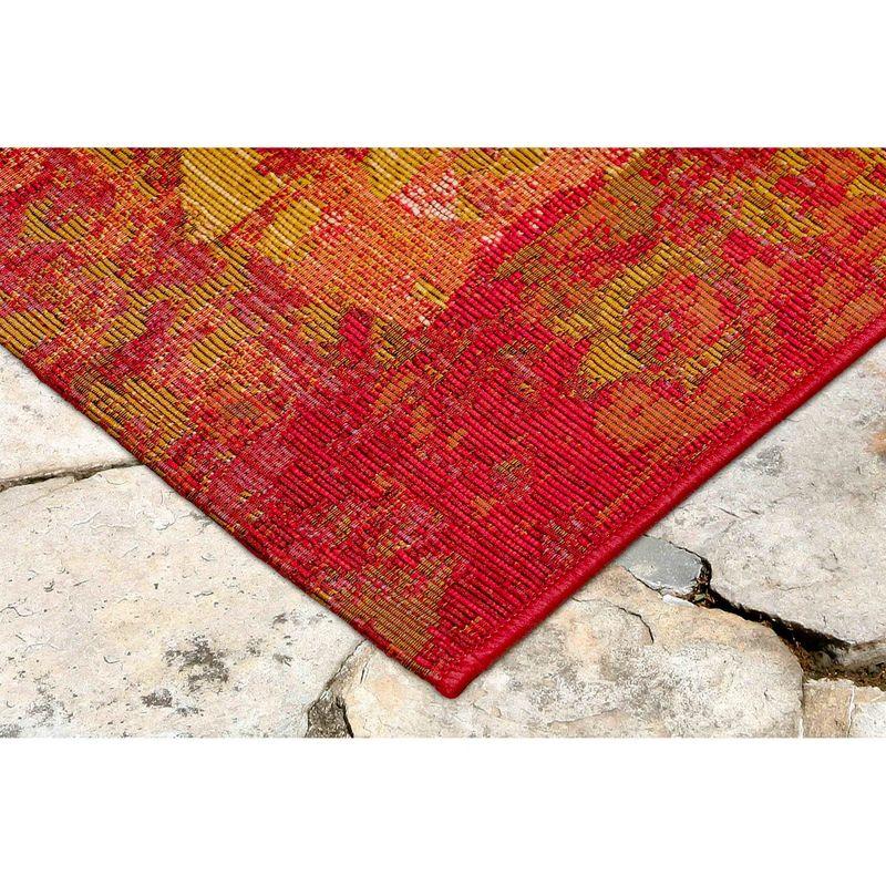 Liora Manne Marina Kermin Indoor/Outdoor Rug Saffron 2'7" x 4'3"