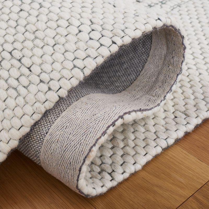 Marbella MRB427 Hand Woven Indoor Area Rug - Ivory/Green - 6'x9' - Safavieh