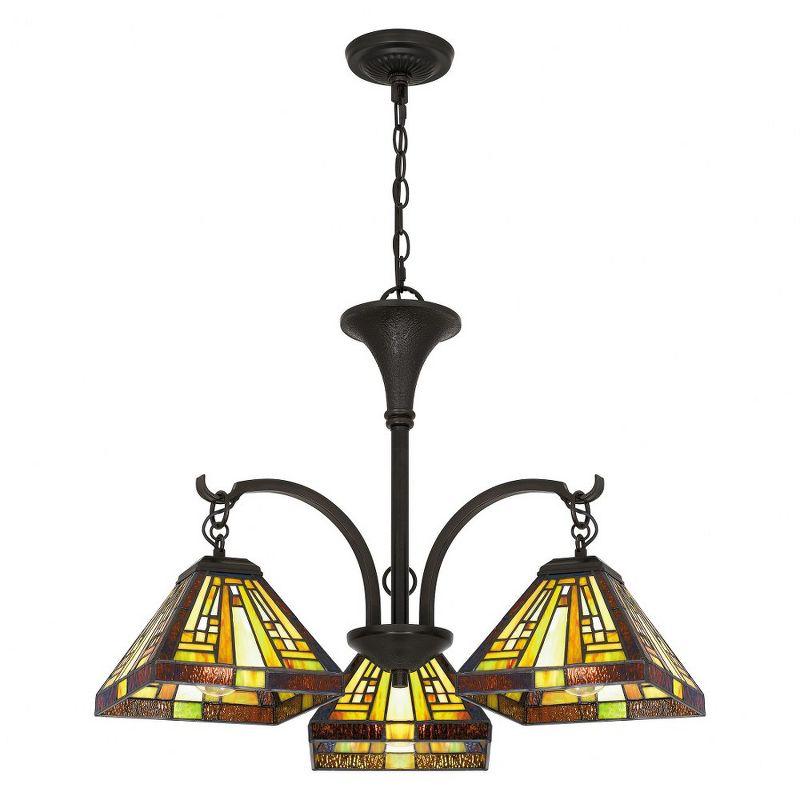 Quoizel Lighting Stephen 3 - Light Chandelier in  Vintage Bronze