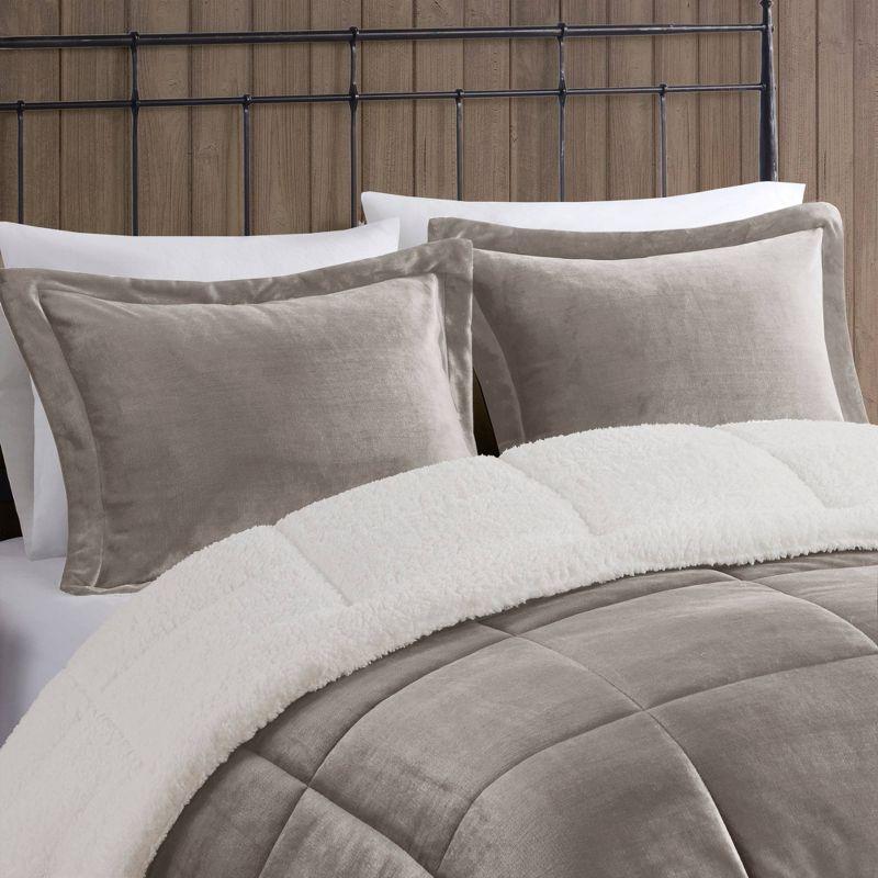 Woolrich Woolrich Alton Plush to Sherpa Down Alternative Comforter Set