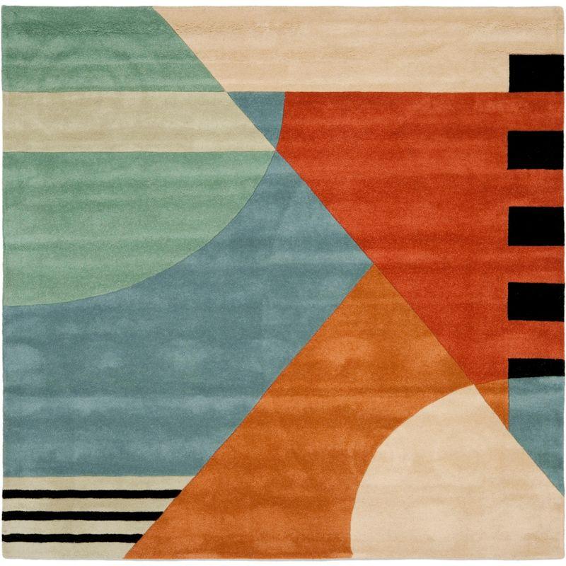 Safavieh Rodeo Drive 4' Square Multicolor Wool Area Rug