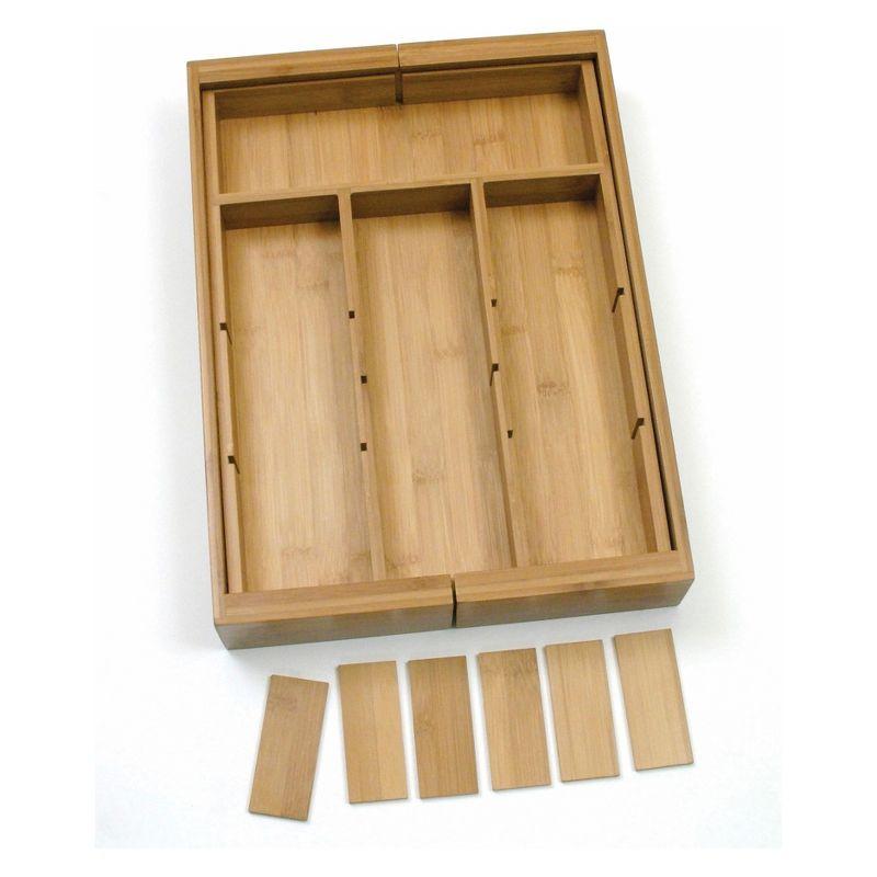 Bamboo Expandable Organizer With Removable Dividers