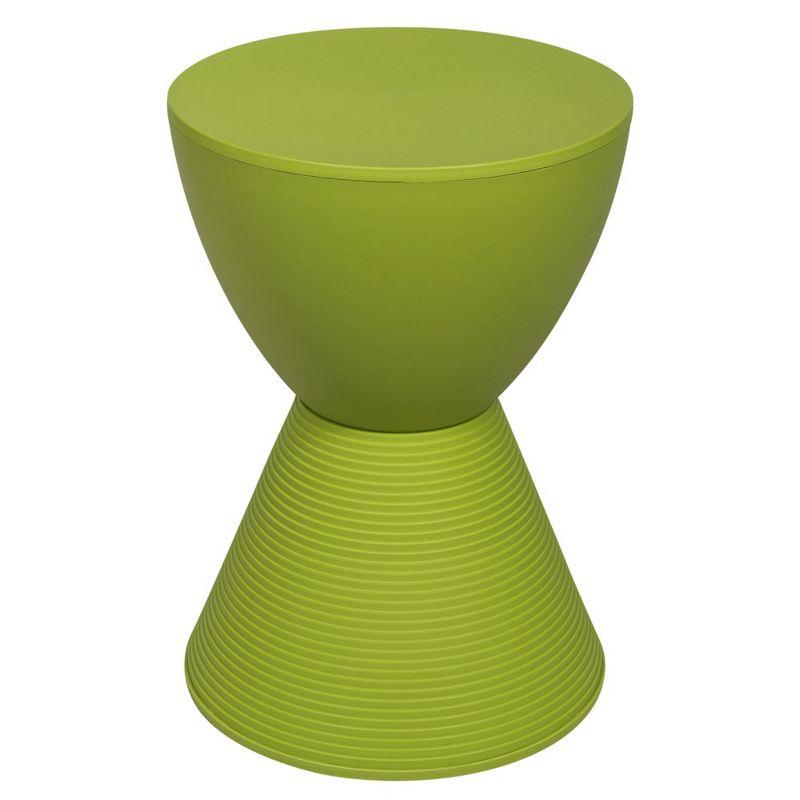 LeisureMod Boyd Modern Round Plastic Side Table