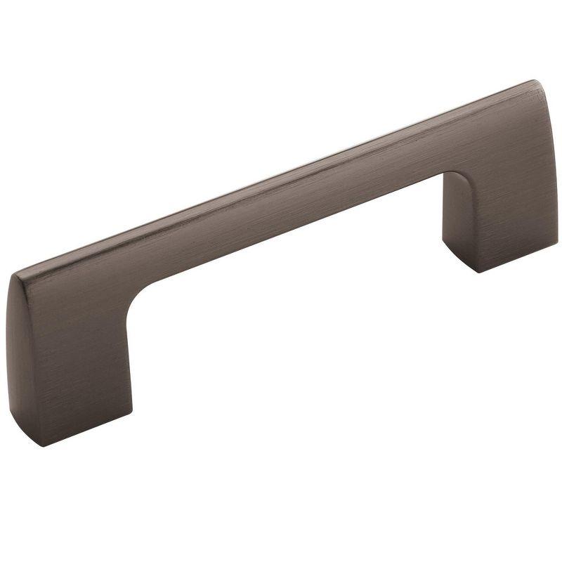 Amerock Riva 3 inch (76mm) Center-to-Center Graphite Cabinet Pull