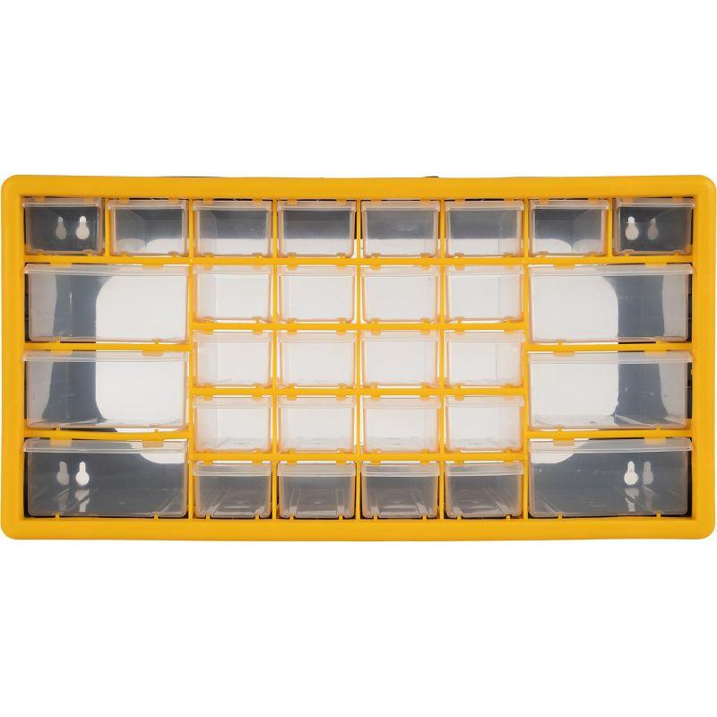 Stalwart 30-Drawer Small Part Organizer, Yellow