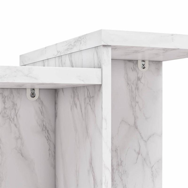 Brielle 24'' Tall Abstract End Table