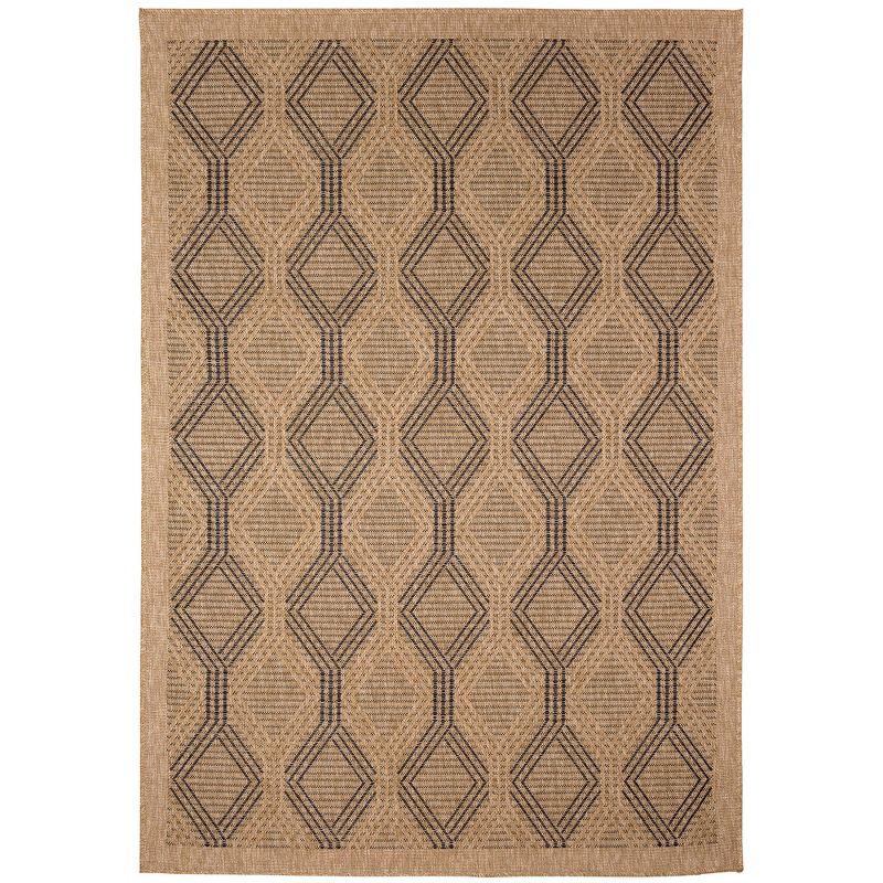 Liora Manne Sahara Links Indoor/Outdoor Rug Natural 3'3" x 4'11"