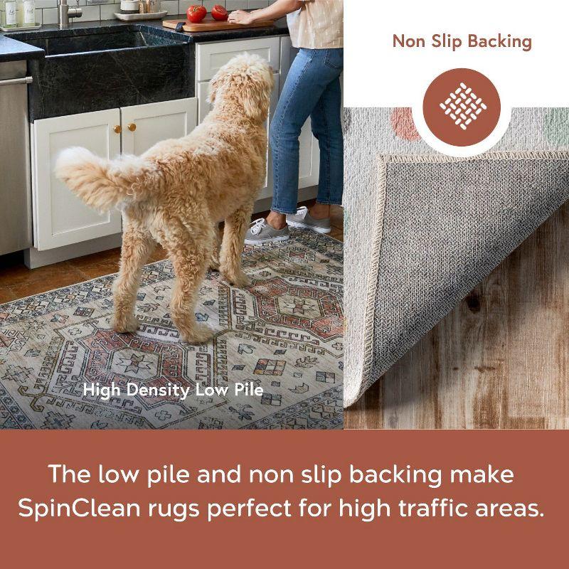 Nuloom Larissa Polka Dot 3x5 Machine Washable Accent Indoor Area Rug for Living Room Bedroom Dining Room Nursery Entryway Kitchen, Ivory/Multicolor
