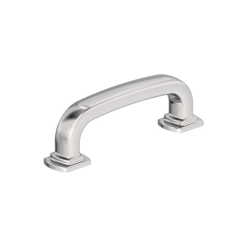 Polished Chrome 3" Modern Cabinet Drawer Pull