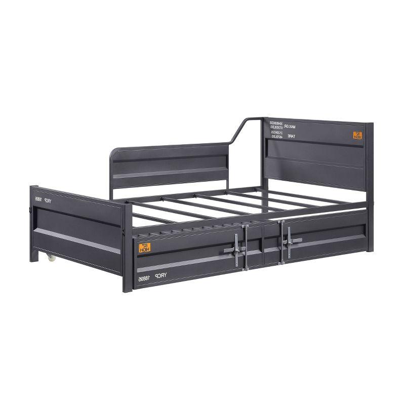 Acme Furniture Twin/Full Cargo Bed Gunmetal Finish