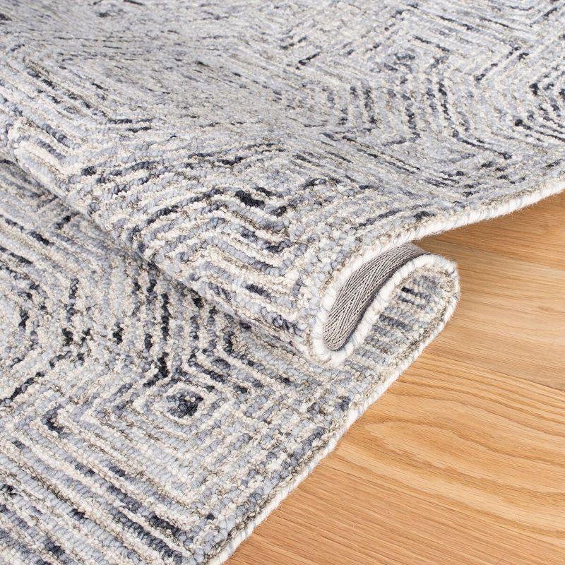 Aspen APN286 Hand Tufted Indoor Area Rug - Grey/Beige - 6'x9' - Safavieh