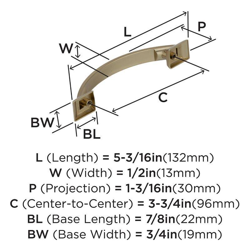 Candler 3 3/4" Center to Center Arch Pull