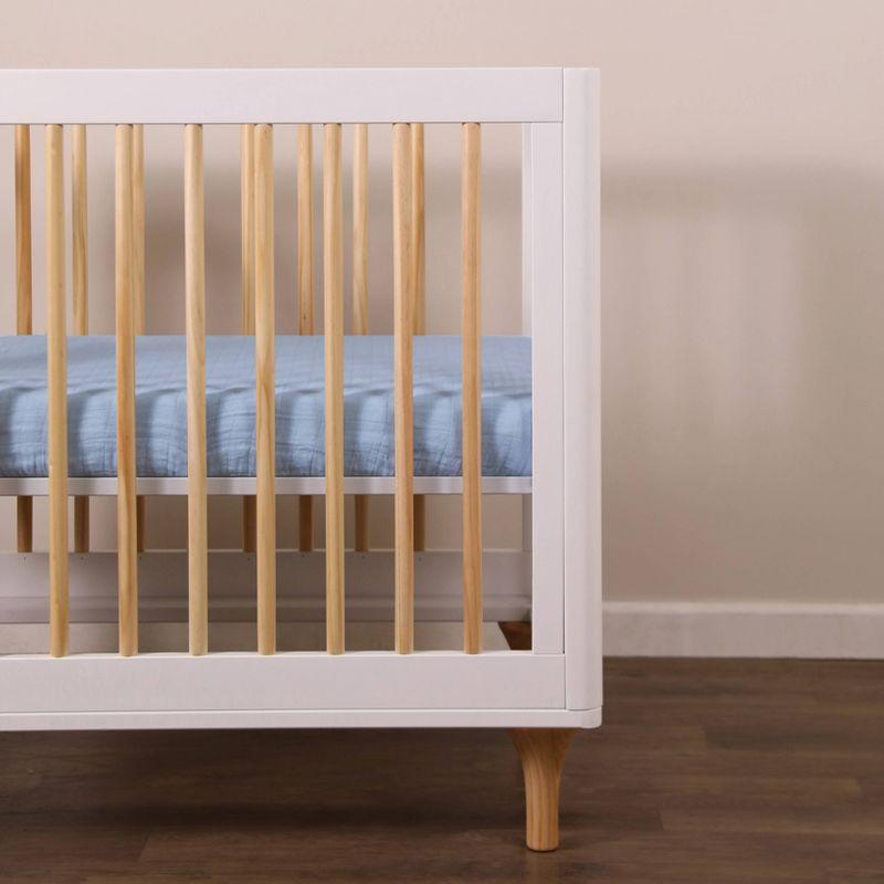 Dewdrop Muslin Mini Crib Sheet