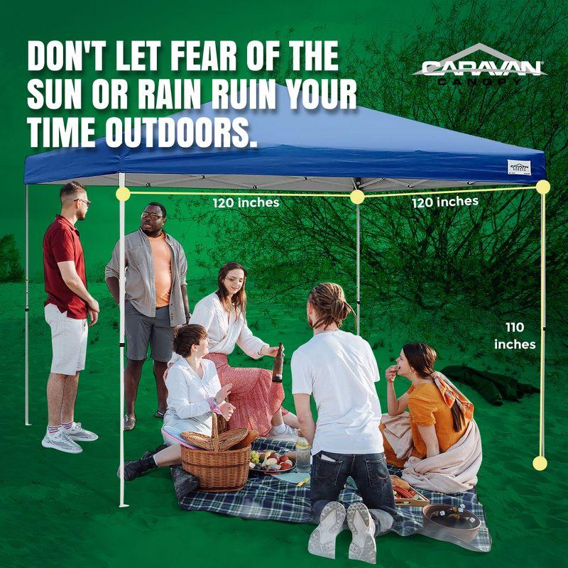 V-Pro Series 10 Ft. W x 10 Ft. D Steel Pop-Up Canopy