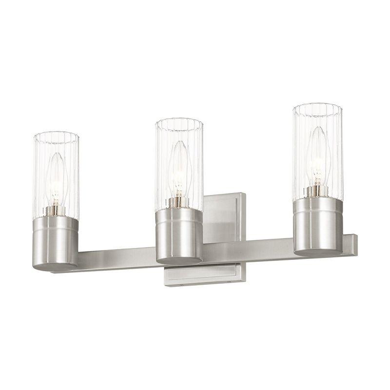 Livex Lighting Midtown 3 - Light Vanity in  Brushed Nickel