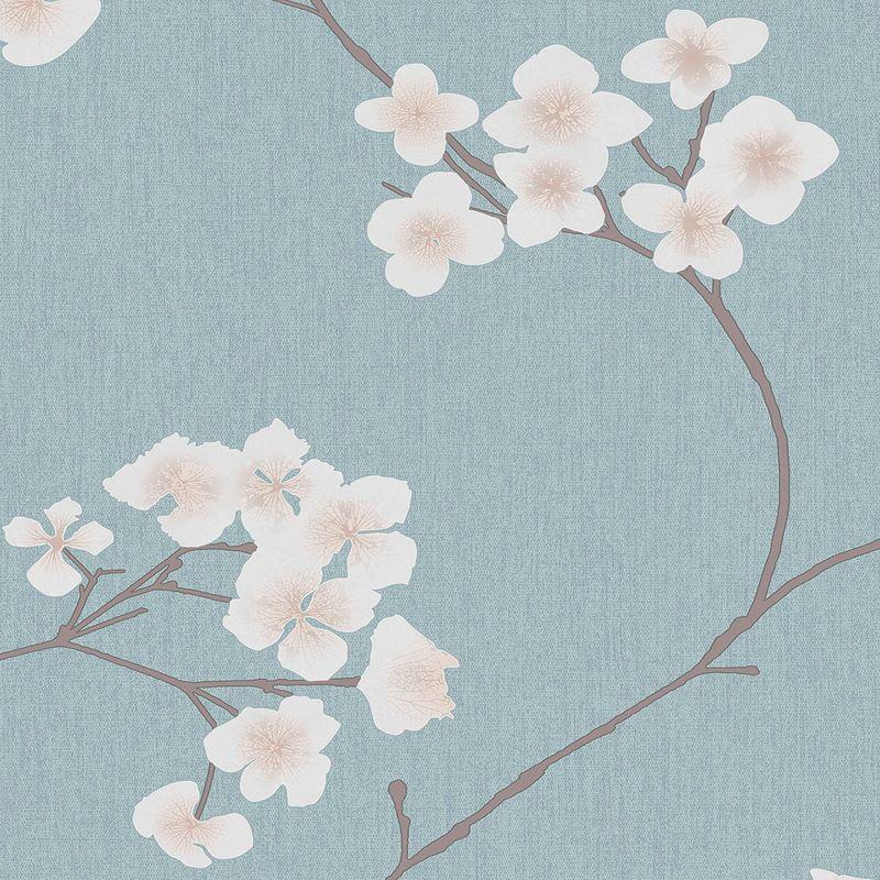 Transform Blossom Blue Peel and Stick Wallpaper