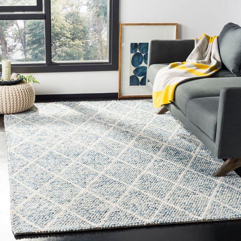 Natura NAT712 Hand Woven Area Rug - Ivory/Blue - 6'x9' - Safavieh.