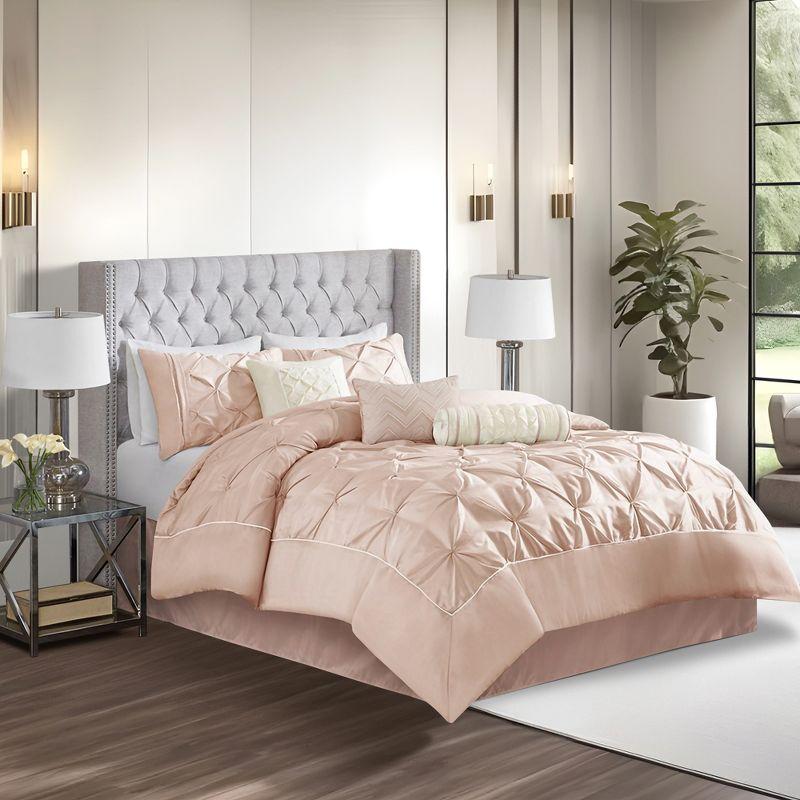 Madison Park Laurel 7 Piece Tufted Comforter Set