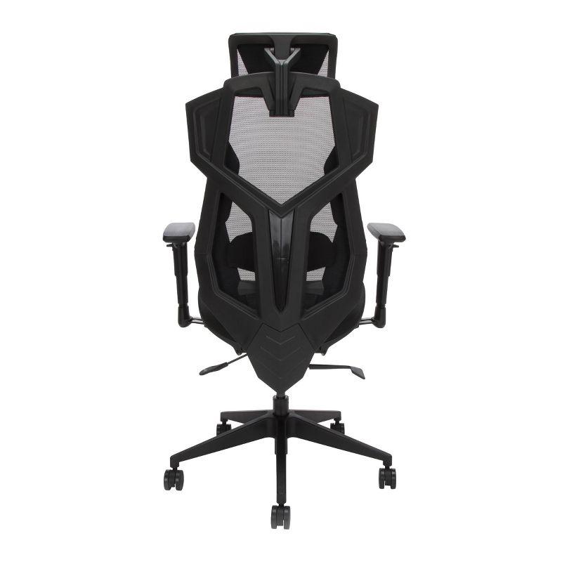 Respawn RESPAWN FLEXX Mesh Gaming Chair With Lumbar Support, Ergonomic Gaming Chair with Recline/Tilt Tension Controls, Adjustable Arms, 300lb Max Weight With Wheels for Computer/Desk/Office