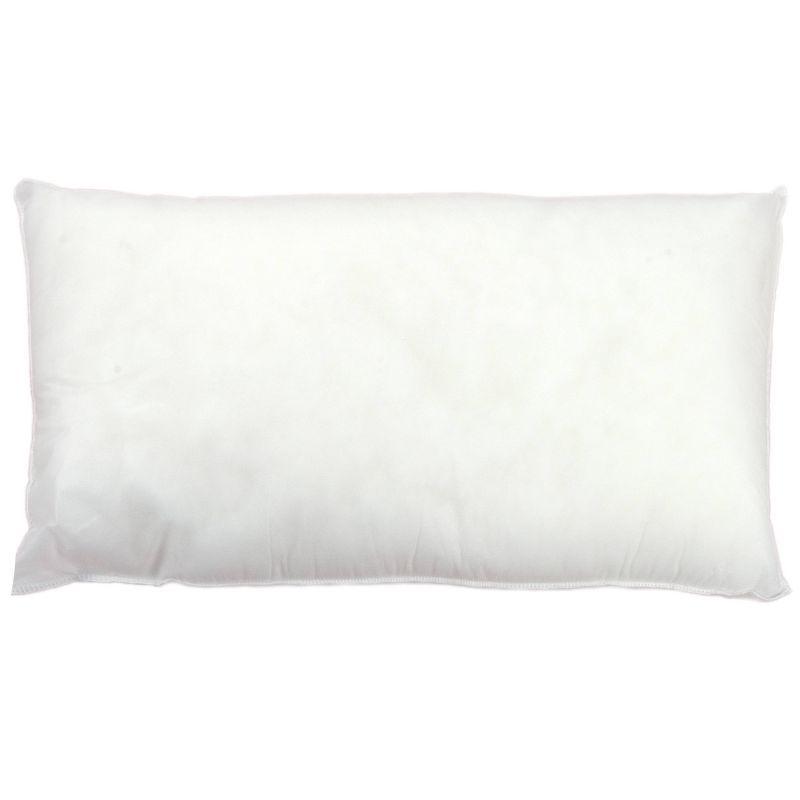 White Polypropylene Rectangle Pillow Insert 14" x 26"