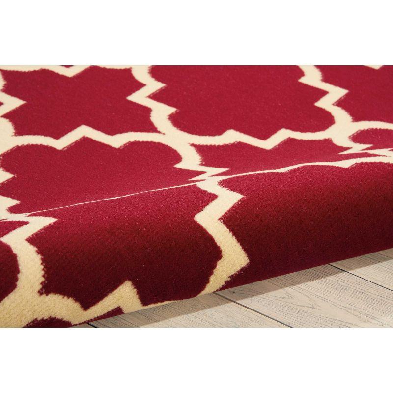 Nourison Grafix Moroccan Transitional All-over design Area Rug