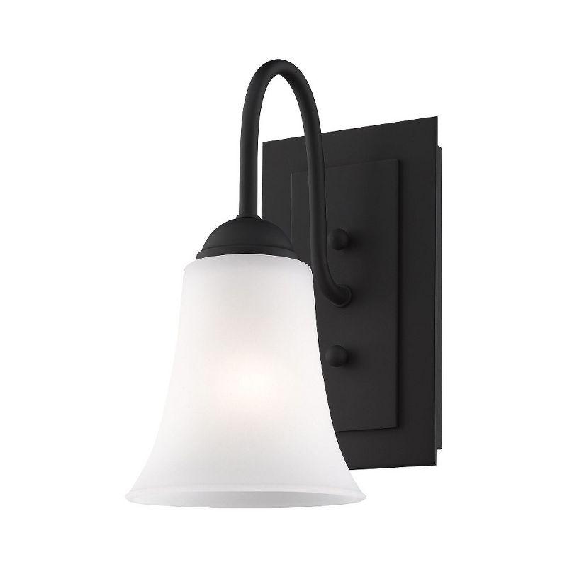 Livex Lighting Ridgedale 1 - Light Wall Light in  Black