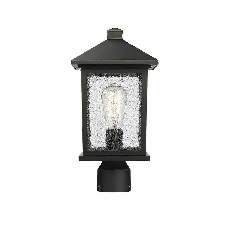 Z-Lite Portland 1 - Light Post Light in  Black