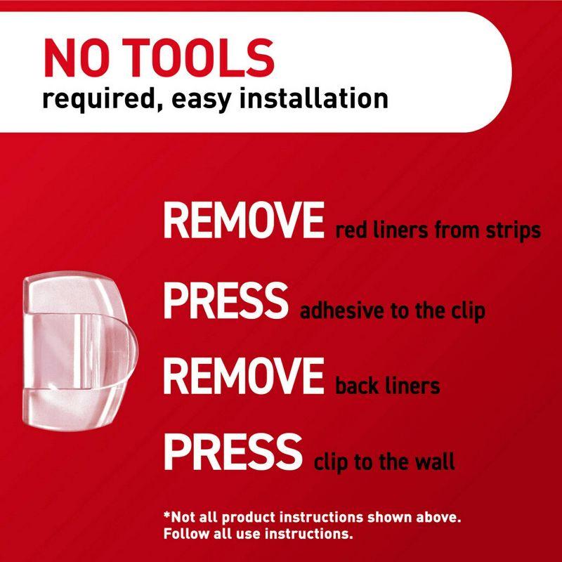 Command 16ct Damage-Free Hanging Outdoor Light Clips with Adhesive Strips