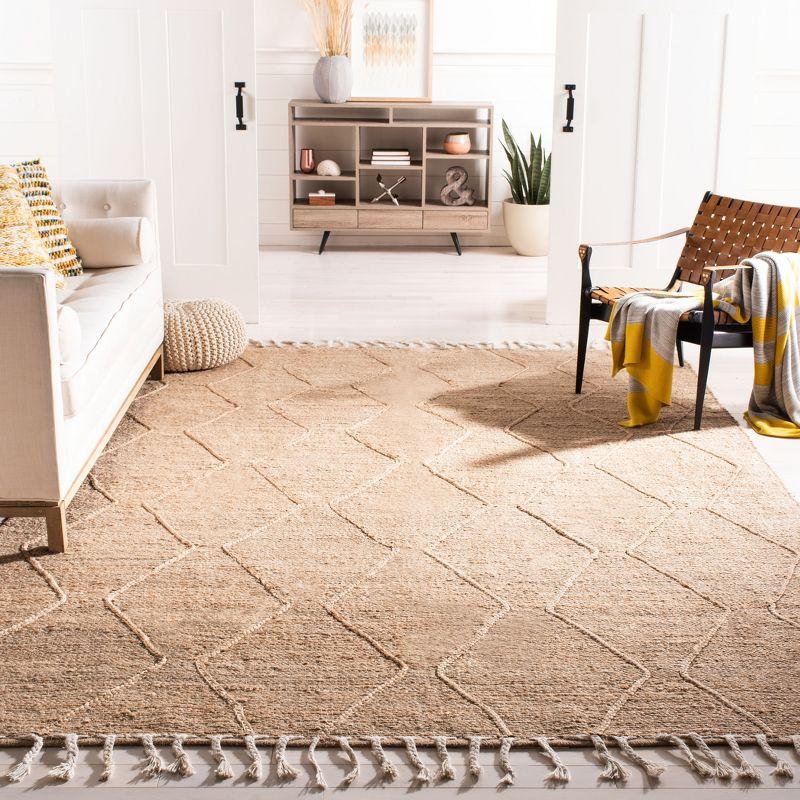 Handwoven Natural Fiber Rectangular Rug - 9' x 12'