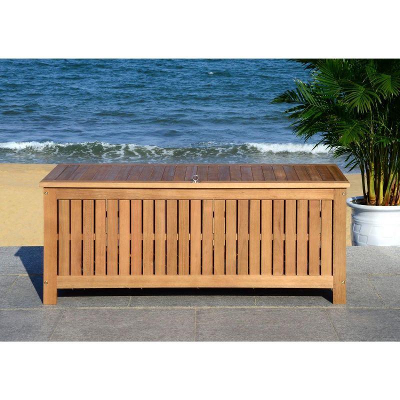 Abri 47.63 Inch L Outdoor Cushion Deck Box  - Safavieh