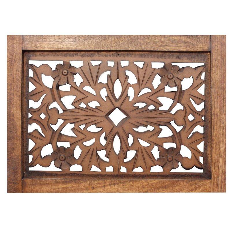Lark Manor™ Guimond 80'' W x 71'' H 4 - Panel Folding Room Divider