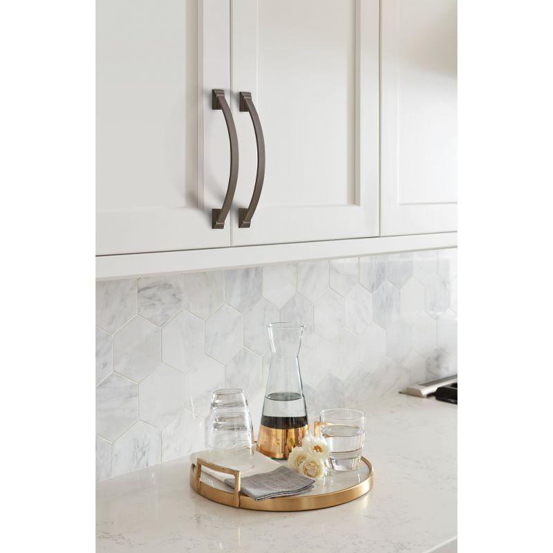 Amerock Candler 6-5/16 inch (160mm) Center-to-Center Black Bronze Cabinet Pull