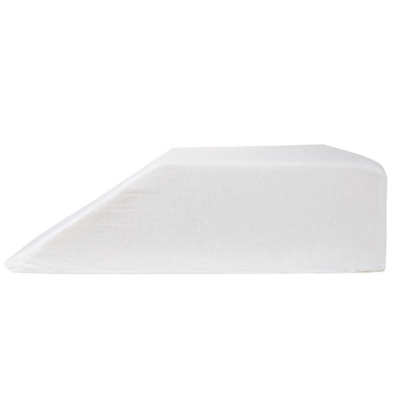 Fleming Supply Elevated Support Wedge Pillow Cushion - 20" x 26", White