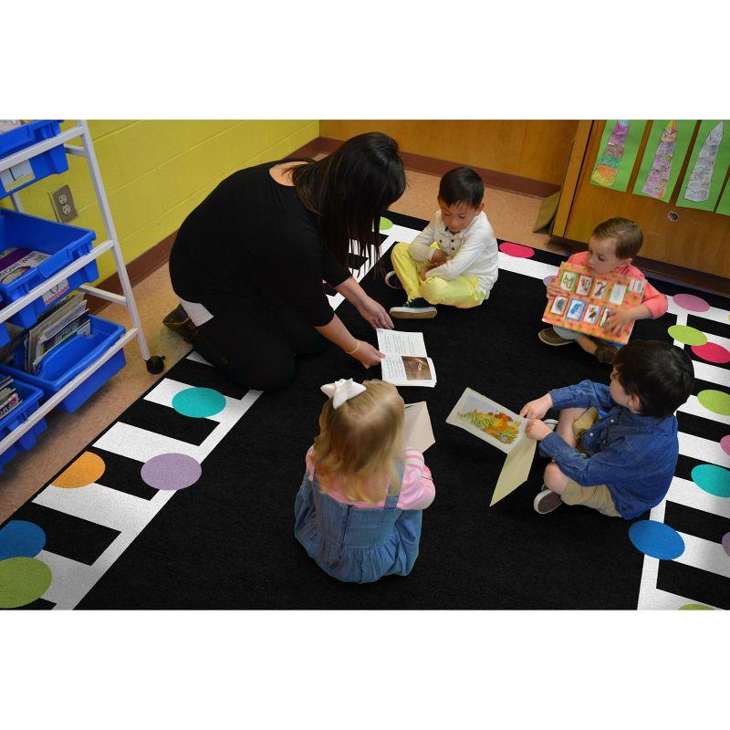 Flagship Carpets Just Teach Polka Dot Area Rug