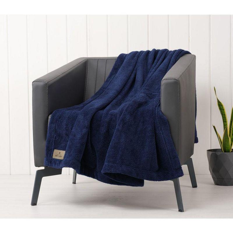 American Soft Linen Edison Knitted Throw Blanket